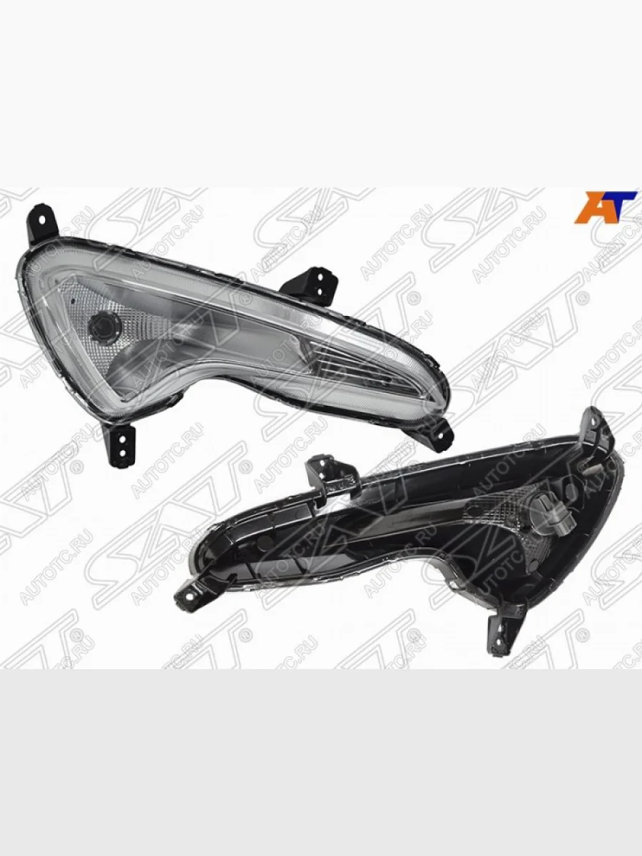 Правая противотуманная фара SAT Hyundai Solaris RBr (2010-2014) седан дорестайлинг, хэтчбэк дорестайлинг с доставкой в г. Кемерово