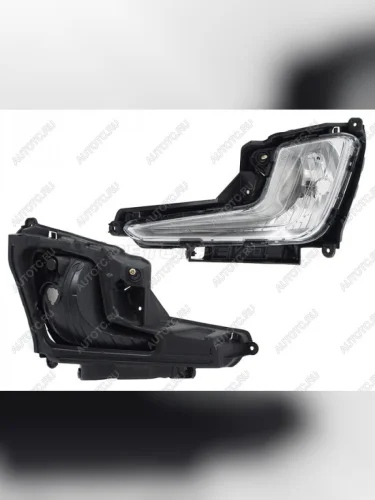 Левая противотуманная фара SAT KIA Rio 3 QB дорестайлинг седан (2011-2015)