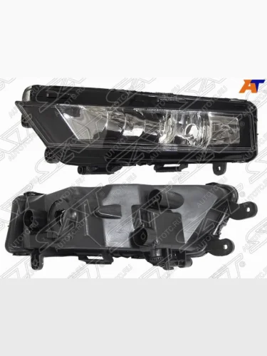 Левая противотуманная фара SAT Skoda Octavia  A7 (2016-2020) рестайлинг лифтбэк, рестайлинг универсал