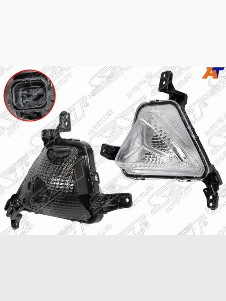 Левая противотуманная фара SAT KIA Rio X-line (2017-2021)  в Перми Пермском крае