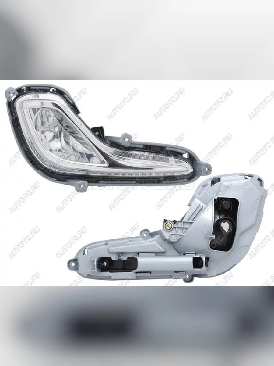 Правая противотуманная фара SAT Hyundai Solaris RBr (2010-2014) седан дорестайлинг, хэтчбэк дорестайлинг с доставкой в г. Кемерово