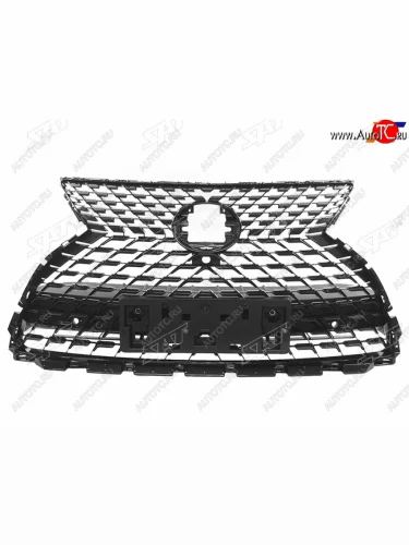 Решетка радиатора SAT (хром) Lexus RX350L AL20 рестайлинг (2019-2022)