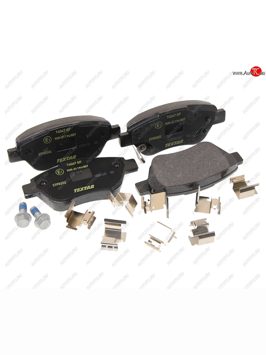 Колодки тормозные передние (4шт.) TEXTAR Opel Corsa D дорестайлинг, хэтчбэк 3 дв. (2006-2010)  в Керчи Республика Крым