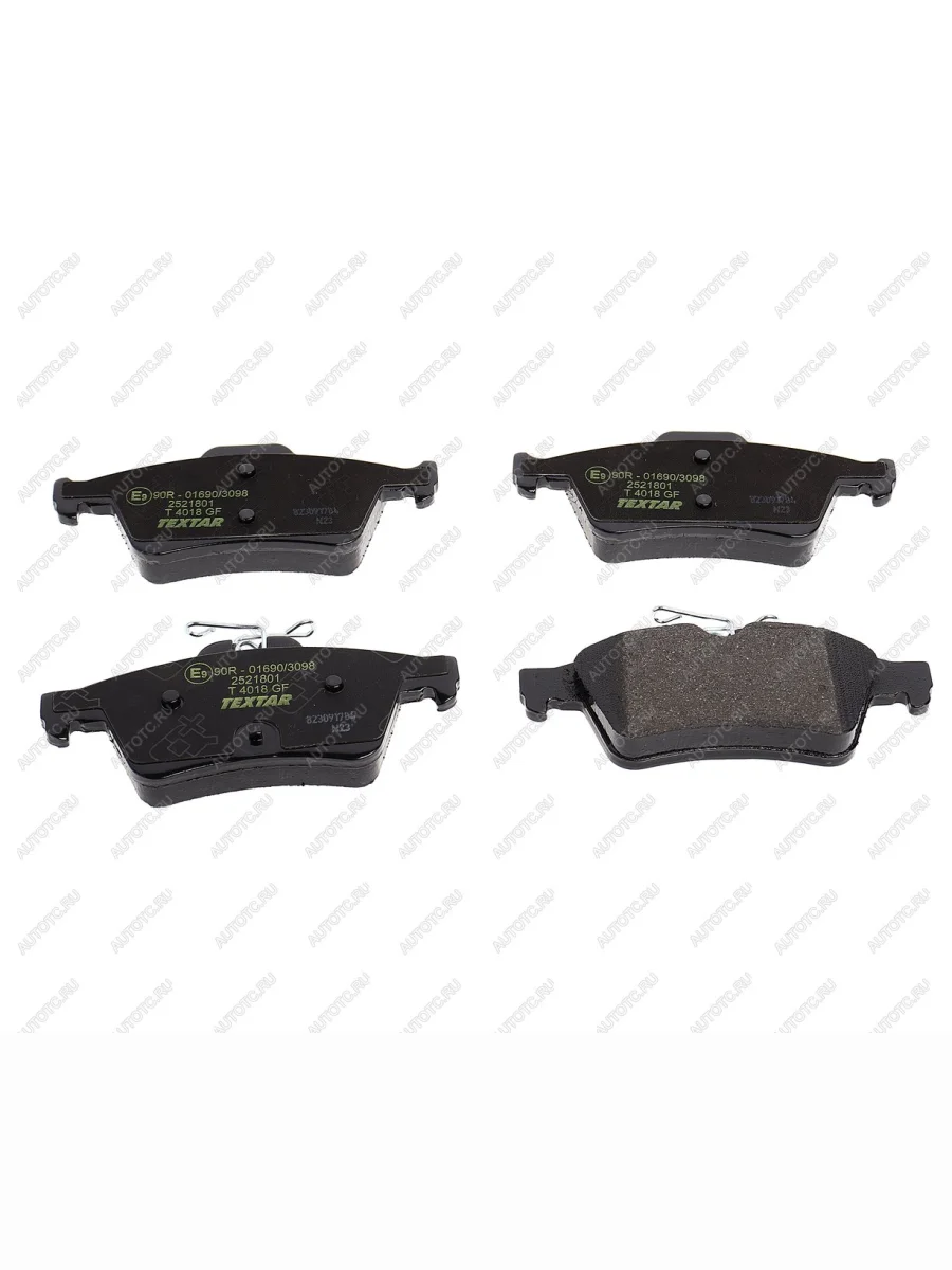 Колодки тормозные задние (4шт.) TEXTAR Opel Vectra C универсал дорестайлинг (2002-2005)  в Керчи Республика Крым