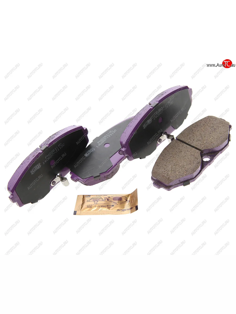 Колодки тормозные передние (4шт.) NIBK Nissan Maxima A33 рестайлинг (2004-2006)  с доставкой в г. Керчь