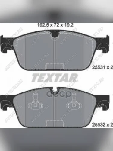 Колодки тормозные передние (4шт.) TEXTAR Mercedes-Benz ML class W166 (2011-2015)