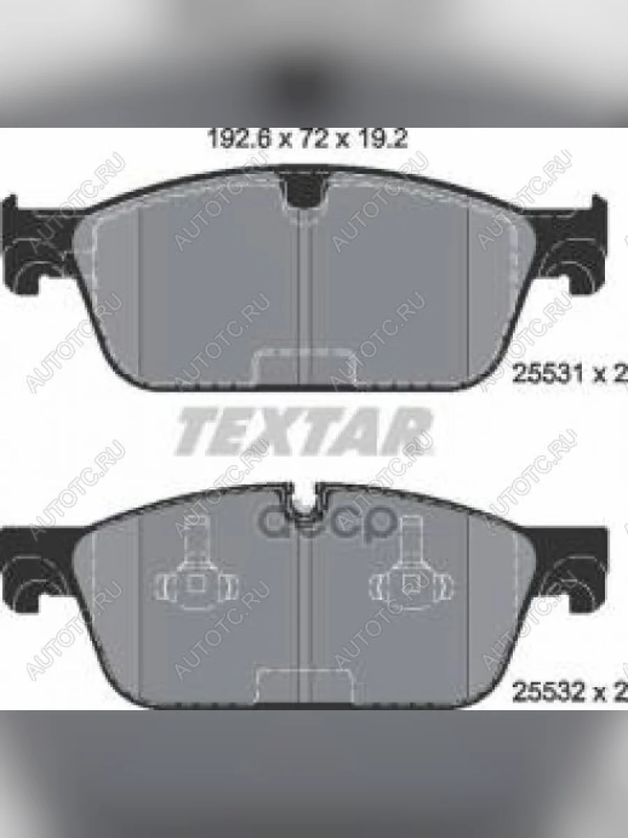 Колодки тормозные передние (4шт.) TEXTAR Mercedes-Benz ML class W166 (2011-2015)  в Керчи Республика Крым