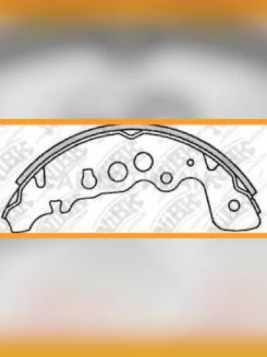 Колодки тормозные задние барабанные (4шт.) NIBK Suzuki Grand Vitara JT 5 дверей дорестайлинг (2005-2008)