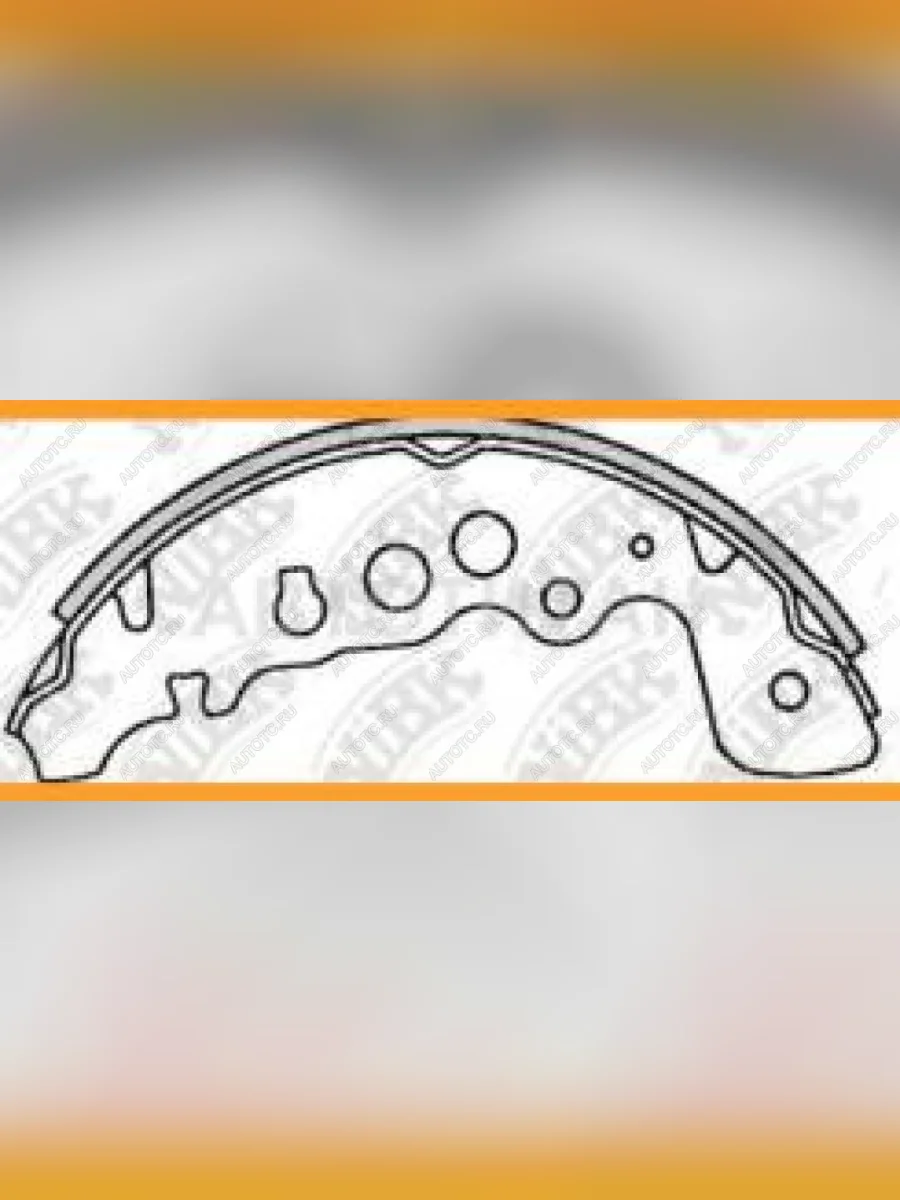 Колодки тормозные задние барабанные (4шт.) NIBK Suzuki Grand Vitara FTB03 3 двери (1997-2005)  в Керчи Республика Крым