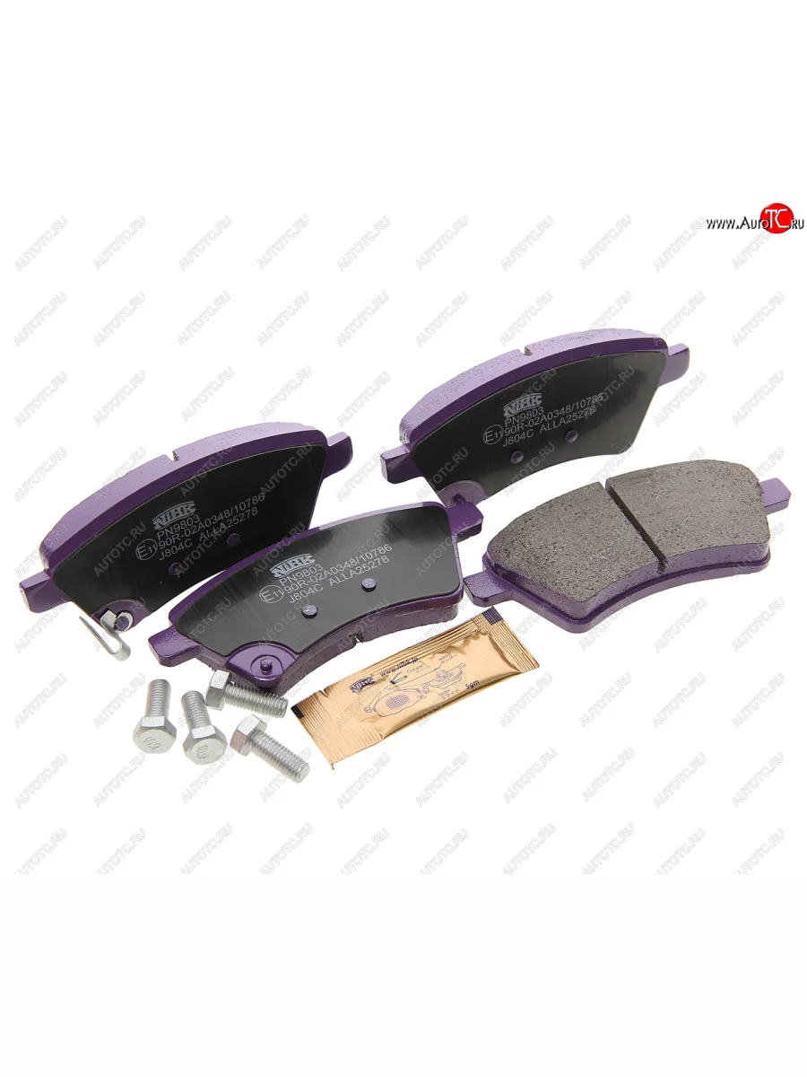 Колодки тормозные передние (4шт.) NIBK Suzuki SX4 GYC21S дорестайлинг седан (2006-2012)  в Керчи Республика Крым