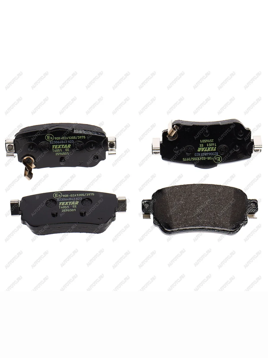 Колодки тормозные задние (4шт.) TEXTAR Nissan Qashqai 2 J11 дорестайлинг (2013-2019)  в Керчи Республика Крым