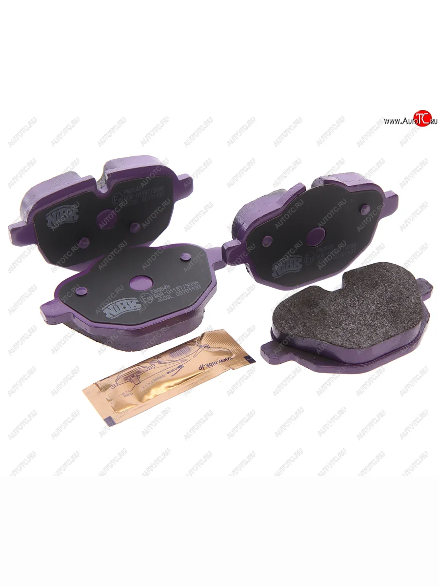 Колодки тормозные задние (4шт.) NIBK BMW 5 серия F10 рестайлинг, седан (2013-2017)  с доставкой в г. Керчь