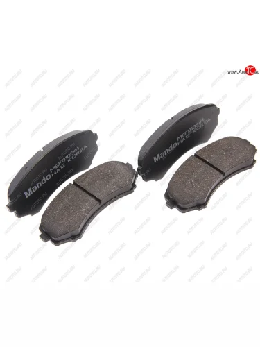 Колодки тормозные передние (4шт.) MANDO Mitsubishi Pajero 4 V90 дорестайлинг (2006-2011)