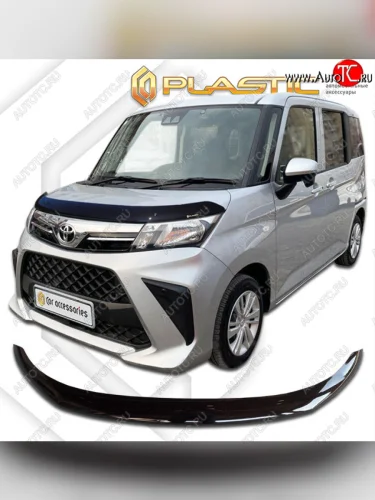 Дефлектор капота CA-Plastic (classic черный) Toyota Roomy M900A,M910A рестайлинг (2020-2025)