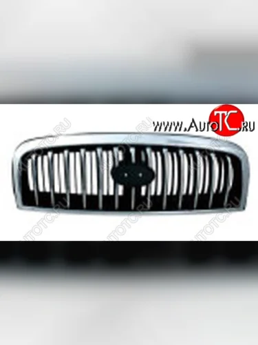 Решетка радиатора (пр-во Китай) BODYPARTS (молдинг хром) Hyundai Sonata EF рестайлинг ТагАЗ (2001-2013)