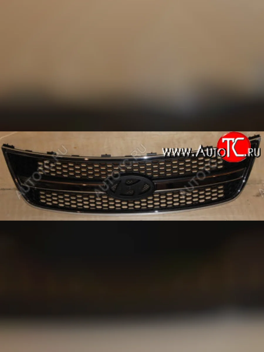 Решетка радиатора (пр-во Китай) BODYPARTS Hyundai Starex/Grand Starex/H1 TQ дорестайлинг (2007-2013) (хром)  в Самаре Самарской области