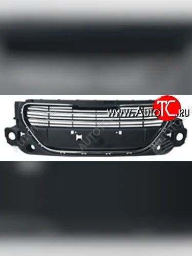 Решетка радиатора (пр-во Италия) BODYPARTS (молдинг хром) Peugeot 301 (2012-2017)