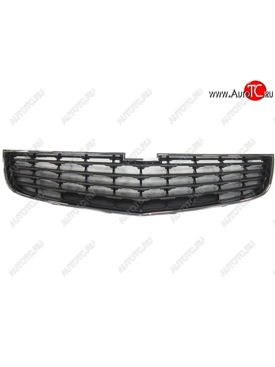 Решетка радиатора (нижняя, пр-во Китай) BODYPARTS Chevrolet Cruze J300 седан рестайлинг (2012-2015) (хром)  в Керчи Республика Крым