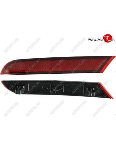 Правый катафот заднего бампера (пр-во Китай) BODYPARTS Volkswagen Polo Mk6 лифтбек (2020-2022)