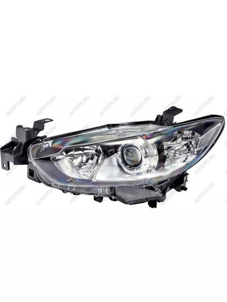 Фара левая (под корректор, линзован) DEPO Mazda 6 GJ дорестайлинг седан (2012-2015)  в Керчи Республика Крым