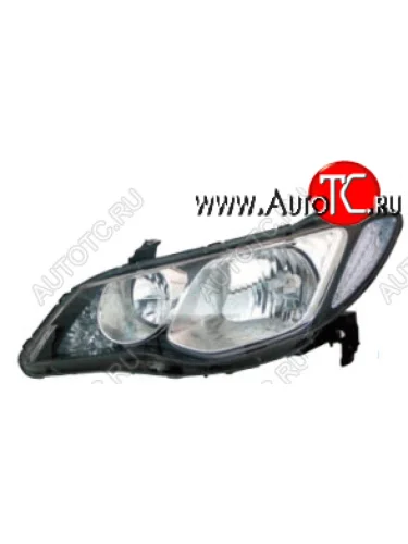 Фара левая (под корректор) BodyParts Honda Civic FD седан дорестайлинг (2005-2008)