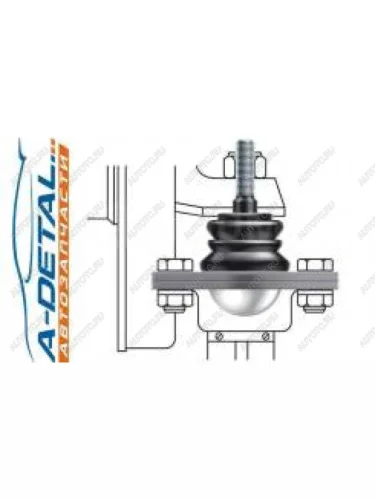 Опора шаровая задняя верхняя левая правая GMB Honda Accord 5 CD седан рестайлинг (1995-1997)