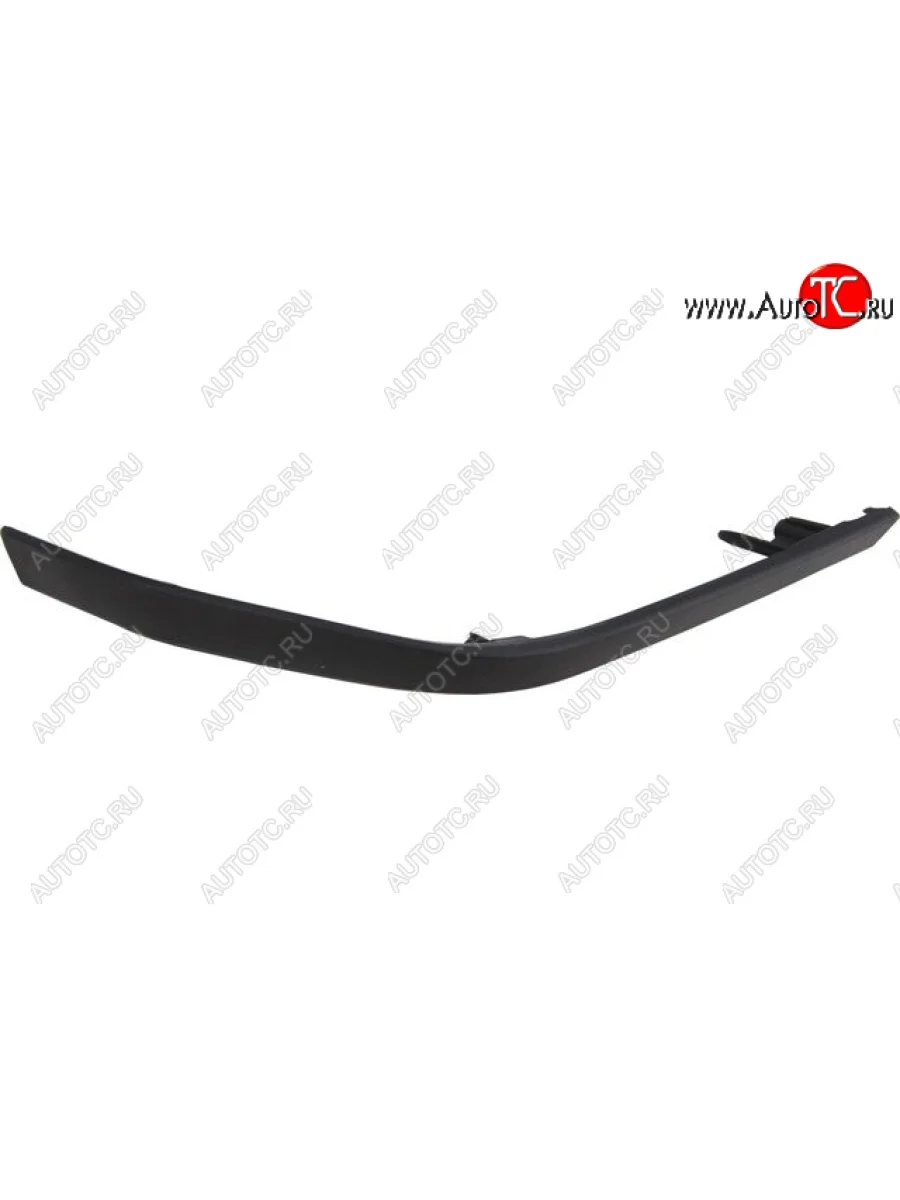 Левый молдинг переднего бампера BODYPARTS Haval F7  дорестайлинг (2018-2022) (Черный)  с доставкой в г. Керчь