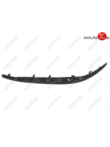 Левый молдинг переднего бампера BODYPARTS (Черный) Skoda Octavia A5 дорестайлинг универсал (2004-2008)
