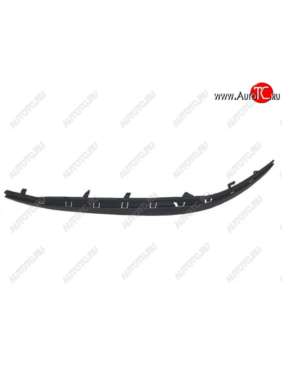 Левый молдинг переднего бампера BODYPARTS Skoda Octavia A5 дорестайлинг универсал (2004-2008) (Черный)  в Керчи Республика Крым