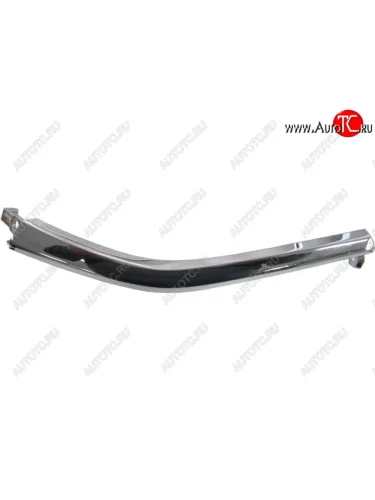 Левый молдинг переднего бампера (верхний) BODYPARTS (хром) Mitsubishi Outlander GF 2-ой рестайлинг (2015-2018)