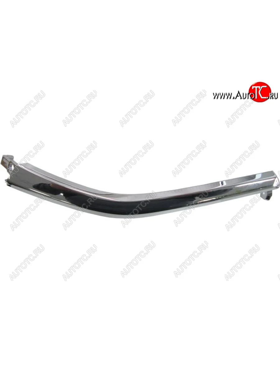 Левый молдинг переднего бампера (верхний) BODYPARTS Mitsubishi Outlander GF 2-ой рестайлинг (2015-2018) (хром)  в Керчи Республика Крым