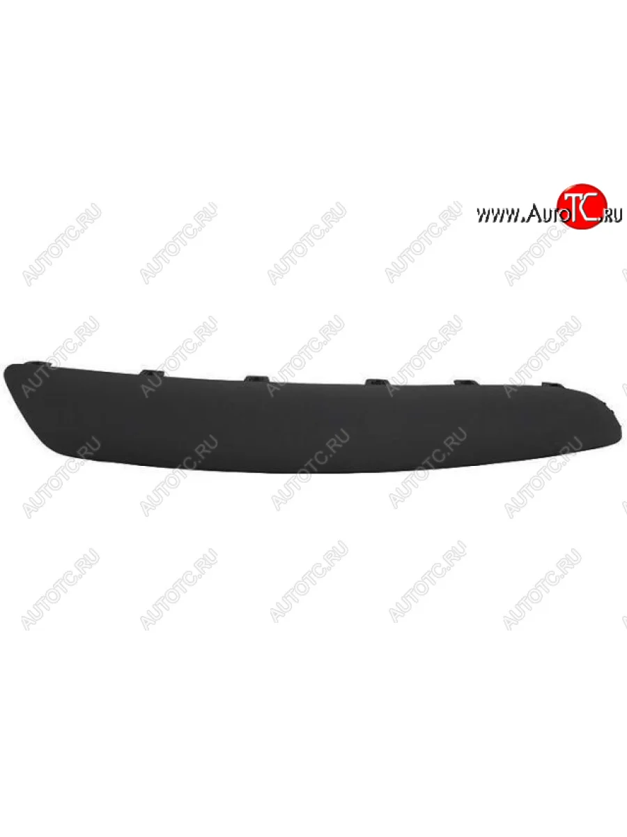 Левый молдинг переднего бампера TYG Peugeot 307 универсал дорестайлинг (2001-2005) (Черный, грунт)  в Керчи Республика Крым