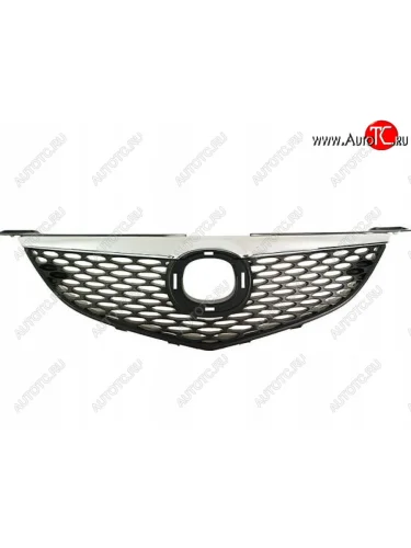 Решетка радиатора (пр-во Тайвань) TYG (молдинг хром) Mazda 3/Axela BK дорестайлинг, хэтчбэк (2003-2006)