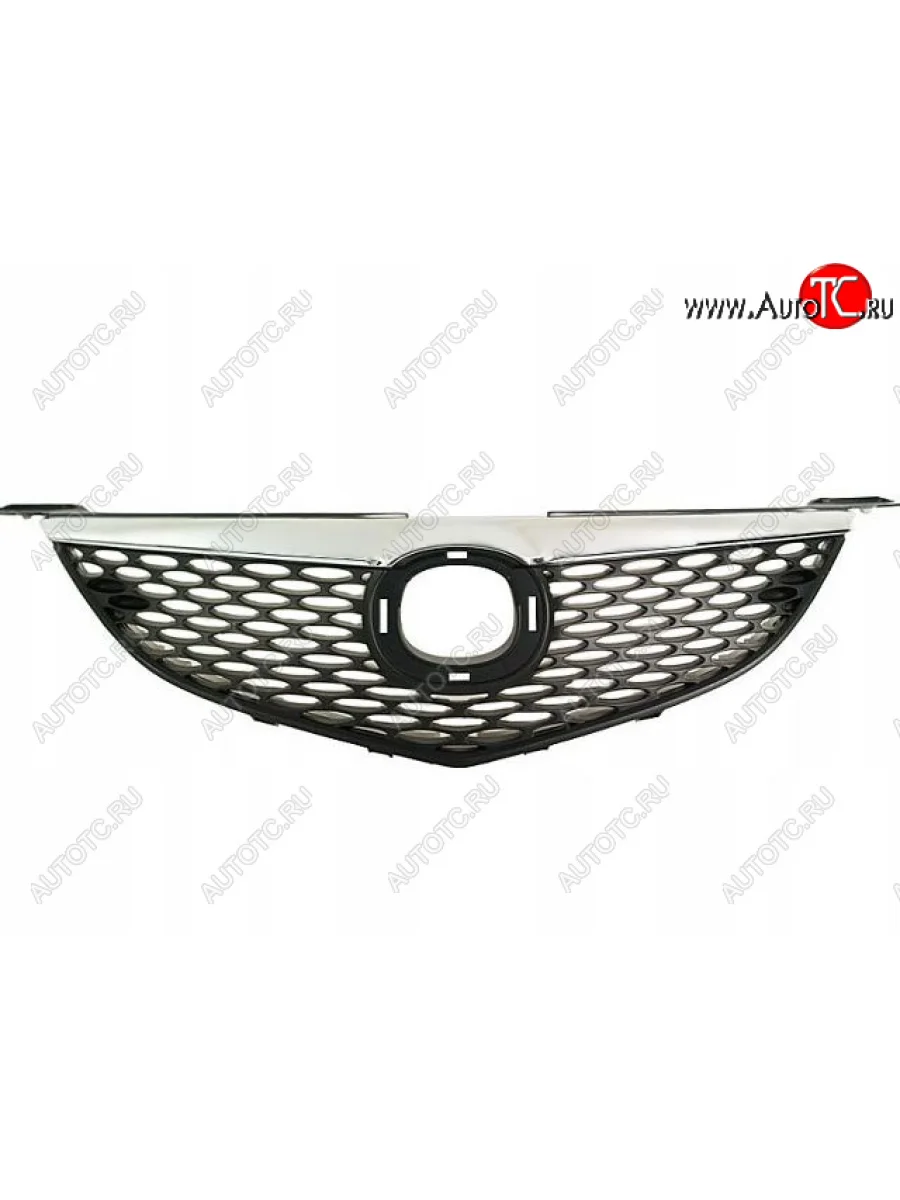 Решетка радиатора (пр-во Тайвань) TYG Mazda 3/Axela BK дорестайлинг, хэтчбэк (2003-2006) (хром)  в Перми Пермском крае