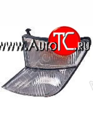 Левый указатель поворота угловой (пр-во Китай) DEPO  (белый) Nissan Patrol 5 Y61 дорестайлинг (1997-2001)