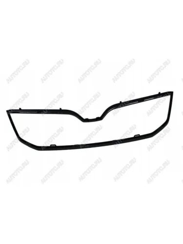 Молдинг решетки радиатора нижний (пр-во Италия) BODYPARTS (Черный) Skoda Octavia A7 дорестайлинг универсал (2012-2017)