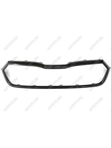 Молдинг решетки радиатора (пр-во Китай) BODYPARTS (Черный) Skoda Octavia A8 универсал (2019-2022)