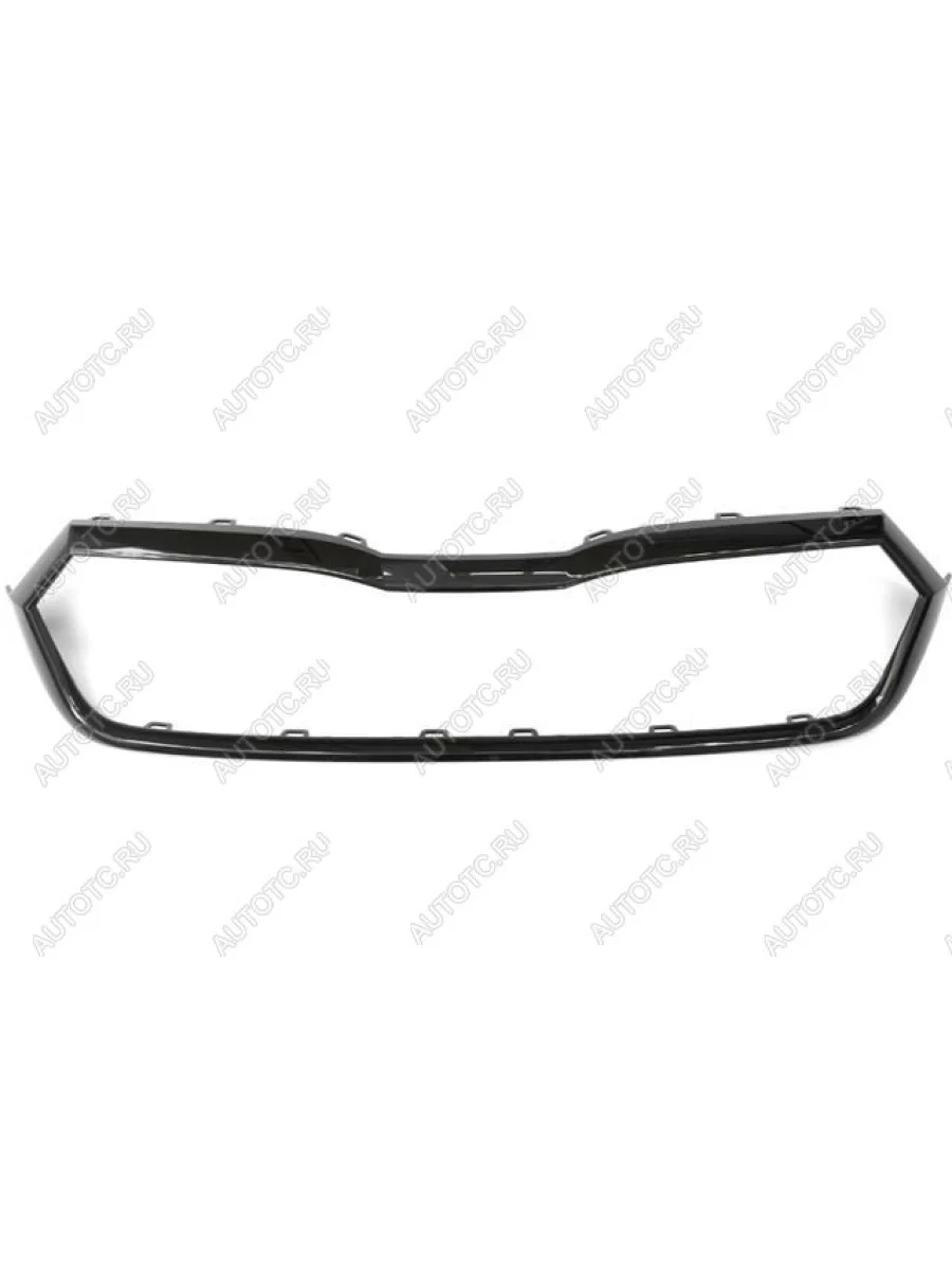 Молдинг решетки радиатора (пр-во Китай) BODYPARTS Skoda Octavia A8 универсал (2019-2022) (Черный)  в Керчи Республика Крым