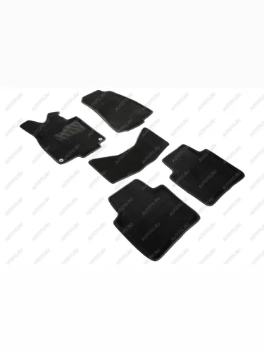 Коврики в салон (3D ВОРС) Seintex (черный) Hongqi E-HS9  E115 (2022-2025)