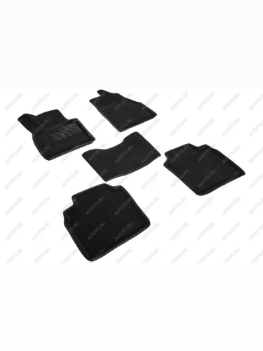 Коврики в салон (3D ВОРС) Seintex (черный) Hongqi HS5 дорестайлинг (2018-2025)