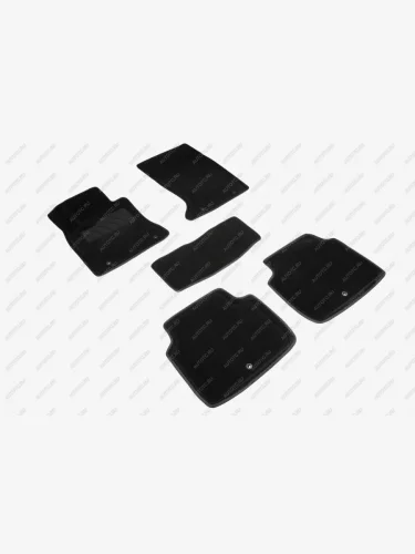 Коврики в салон (3D ВОРС) Seintex (черный) Hyundai Genesis DH седан рестайлинг (2014-2017)