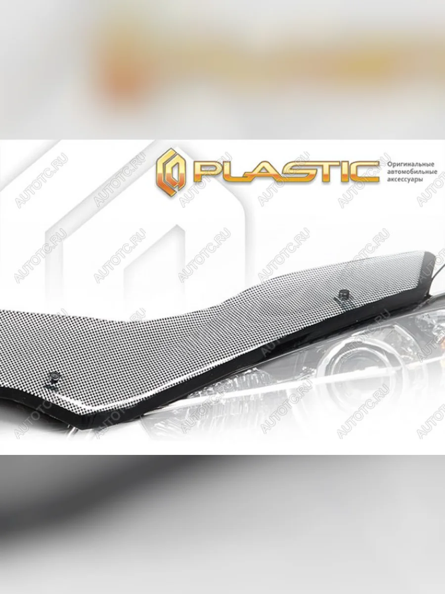 Дефлектор капота CA-Plastic exclusive Changan UNI-T рестайлинг (2023-2025) (серия Шелкография черная)  в Керчи Республика Крым