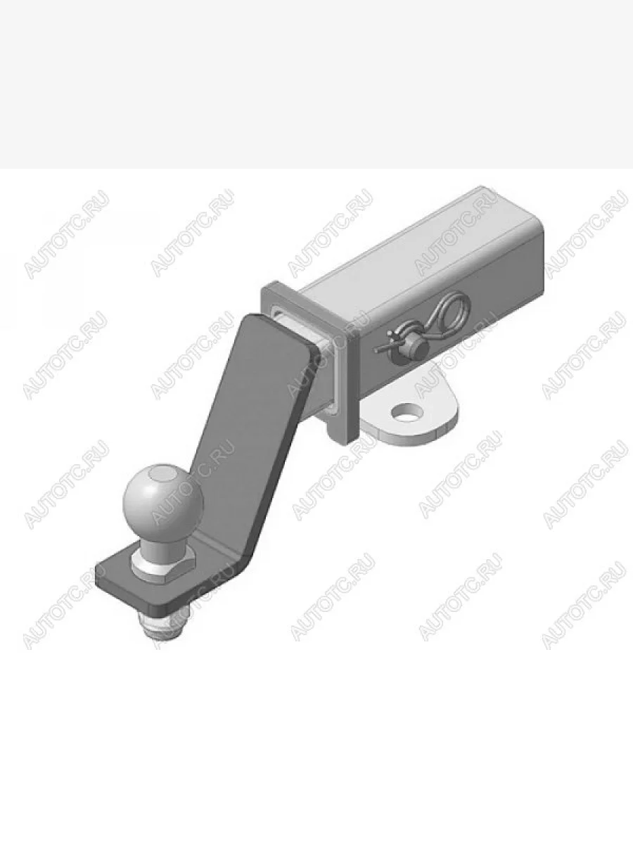 Фаркоп (съемное крепление шара под американский квадрат)(кроме V2,4) Leader Plus Hyundai Tucson NX4 (2020-2022) (стальной с порошковым покрытием, шар Е)  в Самаре Самарской области