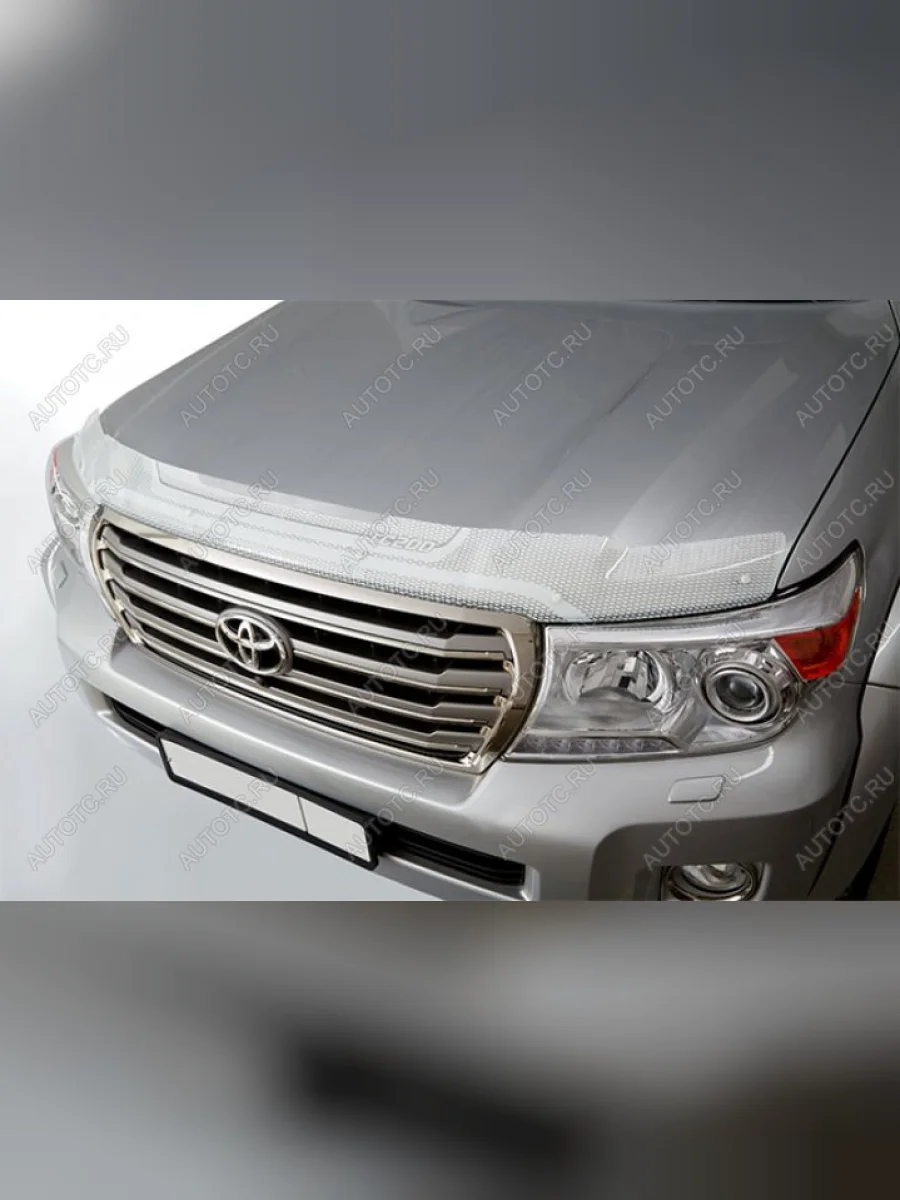 Дефлектор капота CA-Plastic Lexus GX460 J150 дорестайлинг (2009-2013) (серия Art белая )  в Перми Пермском крае