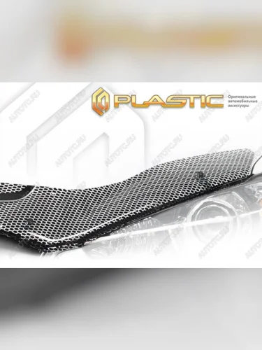 Дефлектор капота CA-Plastic (серия  Art черная) Mitsubishi Eclipse Cross GK рестайлинг (2021-2022)