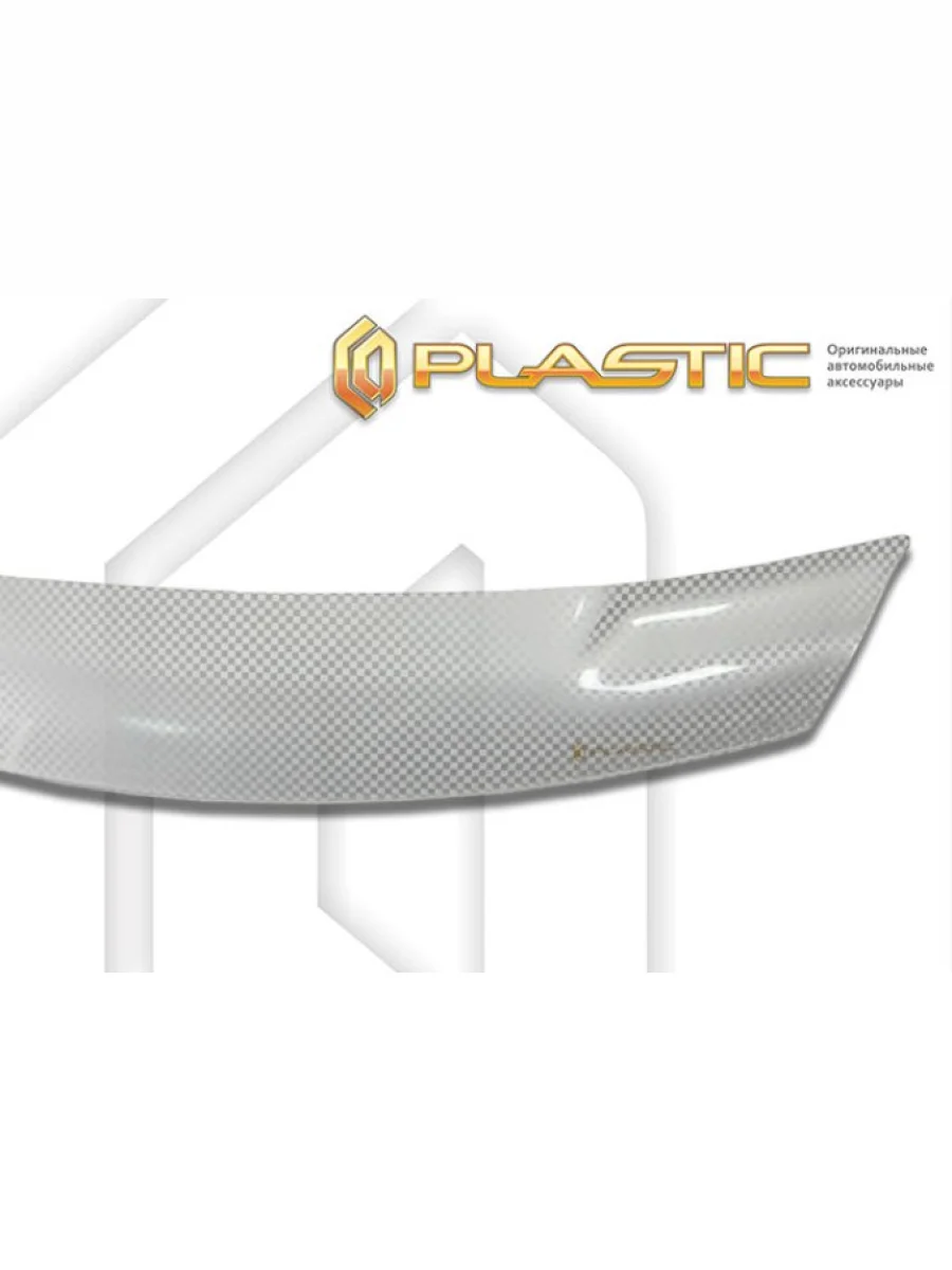 Дефлектор капота (рынок Японии) CA-Plastic Toyota Passo 3 рестайлинг (2018-2025) (серия Шелкография серебро)  в Перми Пермском крае