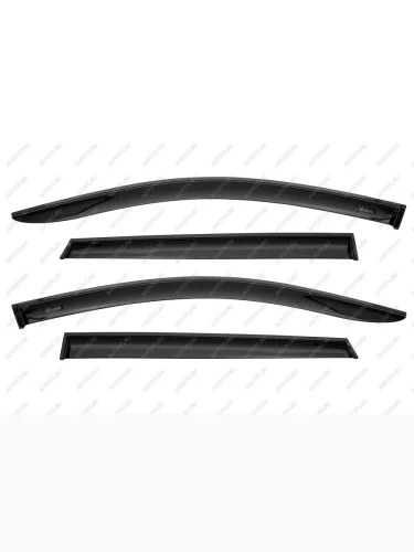 Дефлекторы окон Vinguru (литьевой поликарбонат) Geely Coolray  SX11 (2018-2023) дорестайлинг