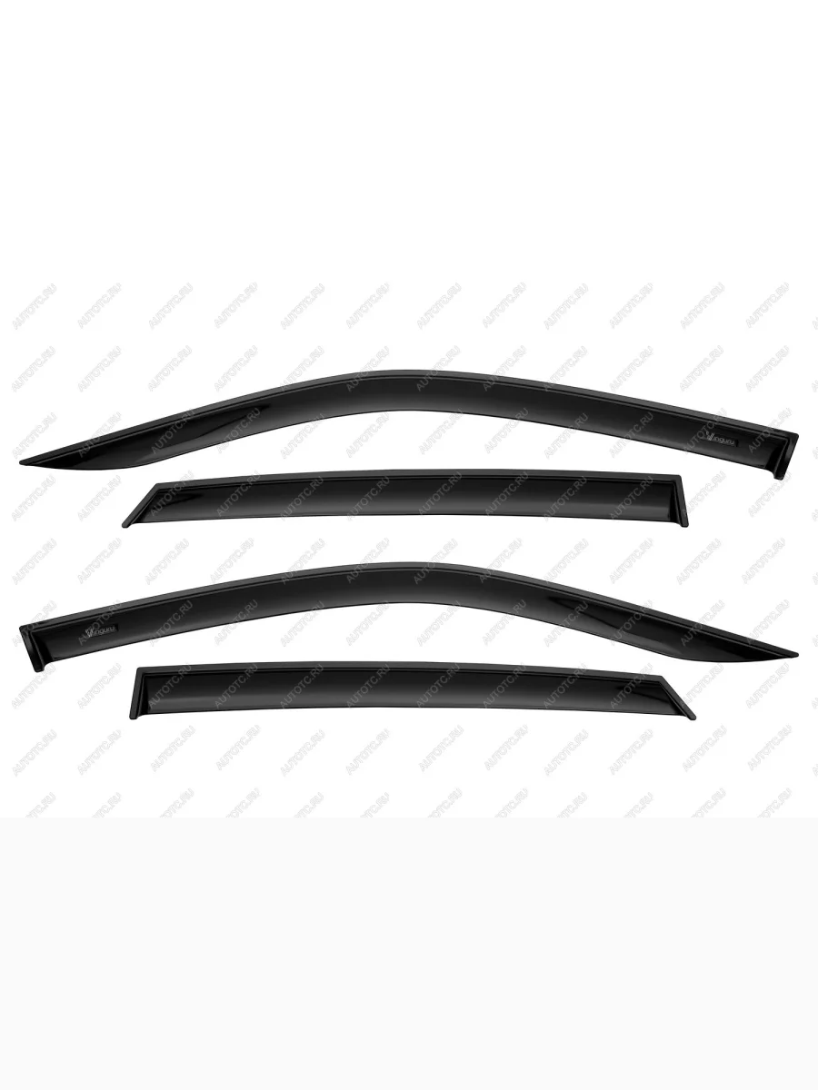 Дефлекторы окон Vinguru Geely Tugella FY11,HPBA4 дорестайлинг (2019-2023) (литьевой поликарбонат)  в Воронеже Воронежской области