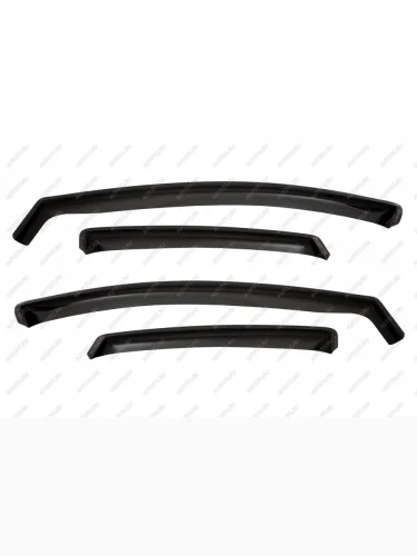 Дефлекторы окон REIN (черные) JAECOO J8 (2024-2025)