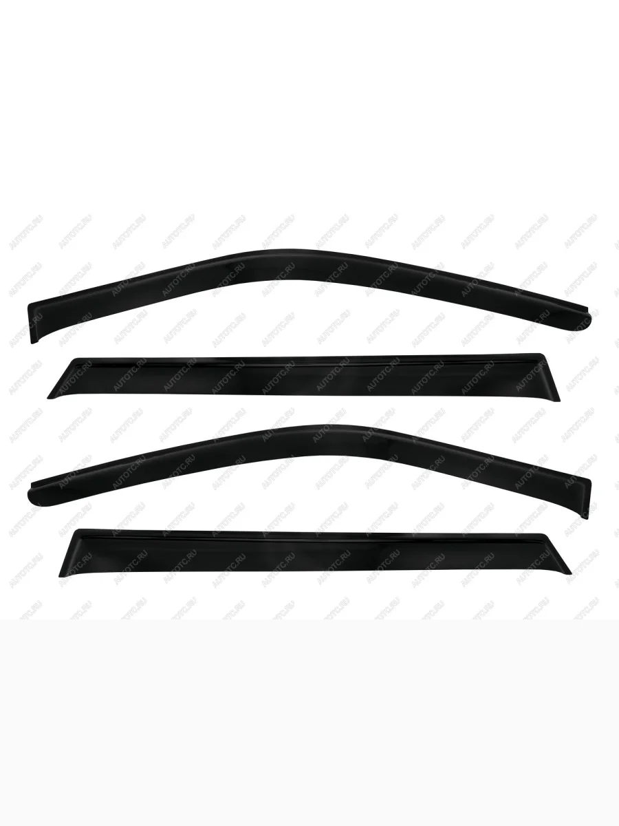 Дефлекторы окон REIN Москвич 3 DA21 (2022-2025) (черный)  в Перми Пермском крае